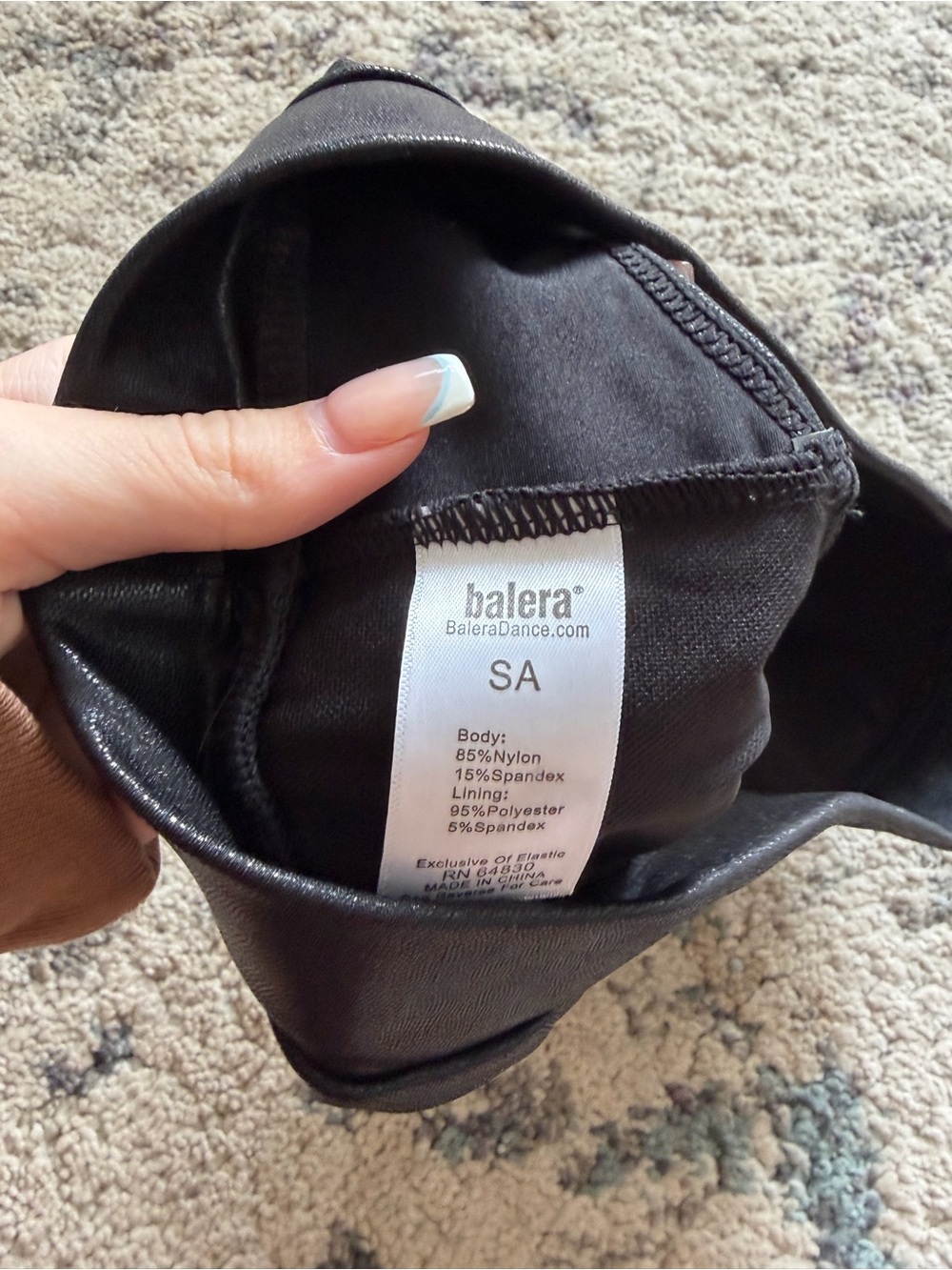 3/$25!!! Weissman Metallic Shiny Racerback Sports Bra - Picture 5 of 6